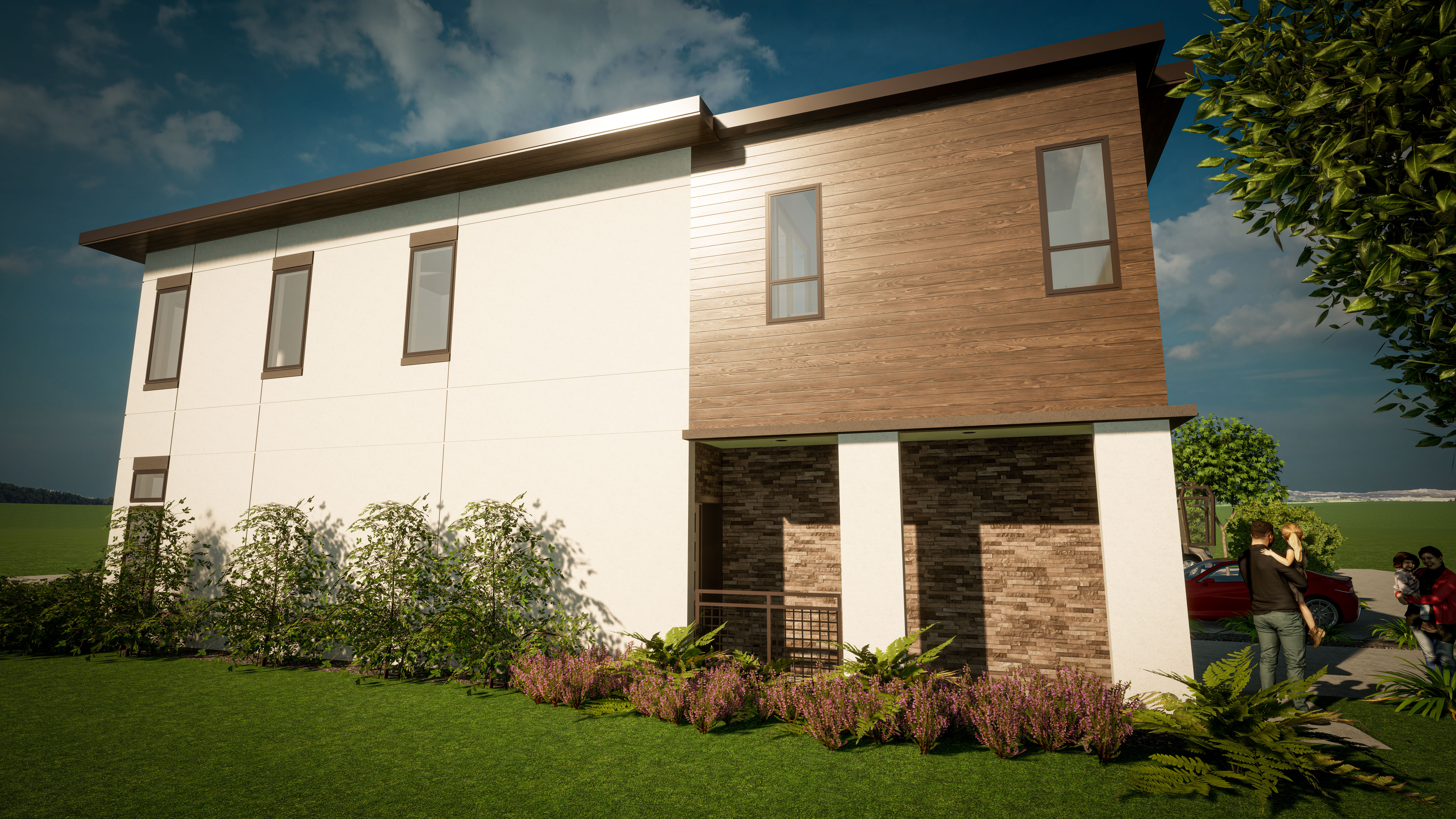 Arapaho Townhomes front view
